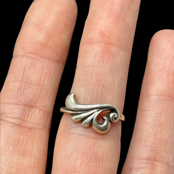 Art nouveau style sterling ring - Picture 5 of 7